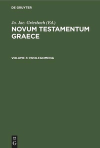 Enlarge image Cover: Prolegomena - De Gruyter
