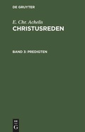 Cover: Predigten - De Gruyter
