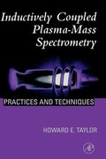 Cover: Inductively Coupled Plasma-Mass Spectrometry - Academic Press
