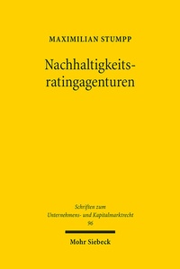 Abbildung von: Nachhaltigkeitsratingagenturen - Mohr Siebeck