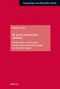 Cover: Si quid universitati debetur - B&ouml;hlau