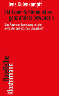 Abbildung von: "Mit dem Schönen ist es ganz anders bewandt." - Vittorio Klostermann Verlag