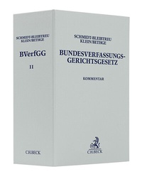 Abbildung von: Bundesverfassungsgerichtsgesetz Leinen-Hauptordner II 73 mm - C.H.BECK