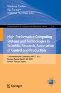 Cover: High-Performance Computing Systems and Technologies in Scientific Research, Automation of Control and Production - Springer