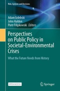 Cover: Perspectives on Public Policy in Societal-Environmental Crises - Springer