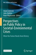 Cover: Perspectives on Public Policy in Societal-Environmental Crises - Springer