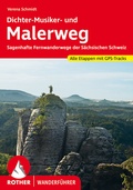 Cover: ROTHER Wanderf&uuml;hrer Malerweg und Dichter-Musiker-Maler-Weg - Rother Bergverlag