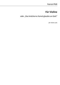 Enlarge image Cover: Für Violine - BoD - Books on Demand
