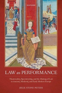 Enlarge image Cover: Law as Performance - Oxford University Press