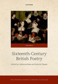 Cover: The Oxford History of Poetry in English - Oxford University Press
