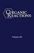 Cover: Organic Reactions, Volume 109 - Wiley-Scrivener