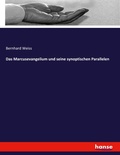 Cover: Das Marcusevangelium und seine synoptischen Parallelen - Hansebooks