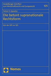 Abbildung von: Die betont supranationale Rechtsform - Nomos