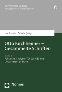 Abbildung von: Otto Kirchheimer - Gesammelte Schriften - Nomos
