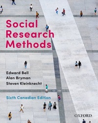 Enlarge image Cover: Social Research Methods - Oxford University Press, Canada