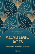 Cover: Academic Acts - Oxford University Press, Canada