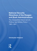 Cover: National Security Directives Of The Reagan And Bush Administrations - Routledge