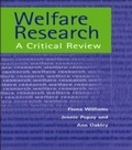Cover: Welfare Research - Routledge
