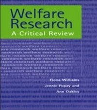 Enlarge image Cover: Welfare Research - Routledge