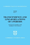 Cover: Transcendence and Linear Relations of 1-Periods - Cambridge University Press