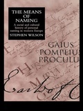 Cover: The Means Of Naming - Routledge