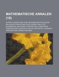 Cover: Mathematische Annalen (18) - Rarebooksclub.com