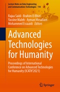 Cover: Advanced Technologies for Humanity - Springer