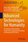 Cover: Advanced Technologies for Humanity - Springer