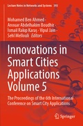 Cover: Innovations in Smart Cities Applications Volume 5 - Springer