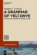 Cover: A Grammar of Y&eacute;l&icirc; Dnye - De Gruyter Mouton