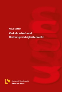 Abbildung von: Verkehrsstraf- und Ordnungswidrigkeitenrecht - Hagener Wissenschaftsverlag