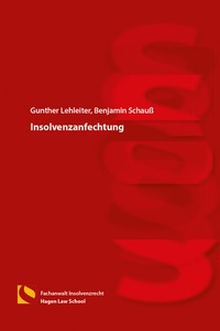 Abbildung von: Insolvenzanfechtung - Hagener Wissenschaftsverlag
