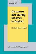 Cover: Discourse Structuring Markers in English - John Benjamins Publishing Company