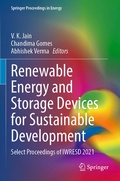 Cover: Renewable Energy and Storage Devices for Sustainable Development - Springer