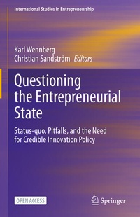 Enlarge image Cover: Questioning the Entrepreneurial State - Springer