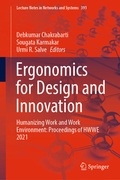 Cover: Ergonomics for Design and Innovation - Springer