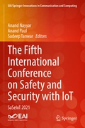 Cover: The Fifth International Conference on Safety and Security with IoT - Springer