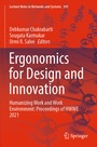 Cover: Ergonomics for Design and Innovation - Springer