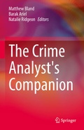 Cover: The Crime Analyst's Companion - Springer