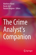 Cover: The Crime Analyst's Companion - Springer