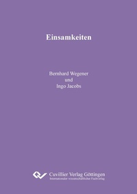 Enlarge image Cover: Einsamkeiten - Cuvillier Verlag