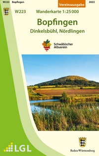 Abbildung von: W223 Bopfingen - Dinkelsbühl, Nördlingen - Schwäbischer Albverein