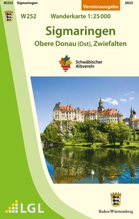 Abbildung von: W252 Sigmaringen - Obere Donau (Ost), Zwiefalten - Schwäbischer Albverein