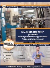 Abbildung von: KFZ-Mechatroniker (Windows) Fragenkatalogtrainer mit über 1500 Lernfragen - TPM-Media Verlags & Bildungsgesellschaft (Zweigniederlassung Deutschland)