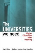 Cover: The Universities We Need - Routledge