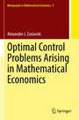 Cover: Optimal Control Problems Arising in Mathematical Economics - Springer