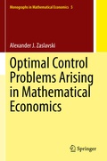 Cover: Optimal Control Problems Arising in Mathematical Economics - Springer