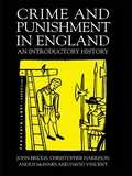 Cover: Crime And Punishment In England - Routledge