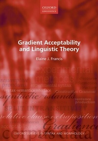 Abbildung von: Gradient Acceptability and Linguistic Theory - OUP eBook