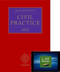 Abbildung von: Blackstone's Civil Practice 2022 Digital Pack - Oxford University Press